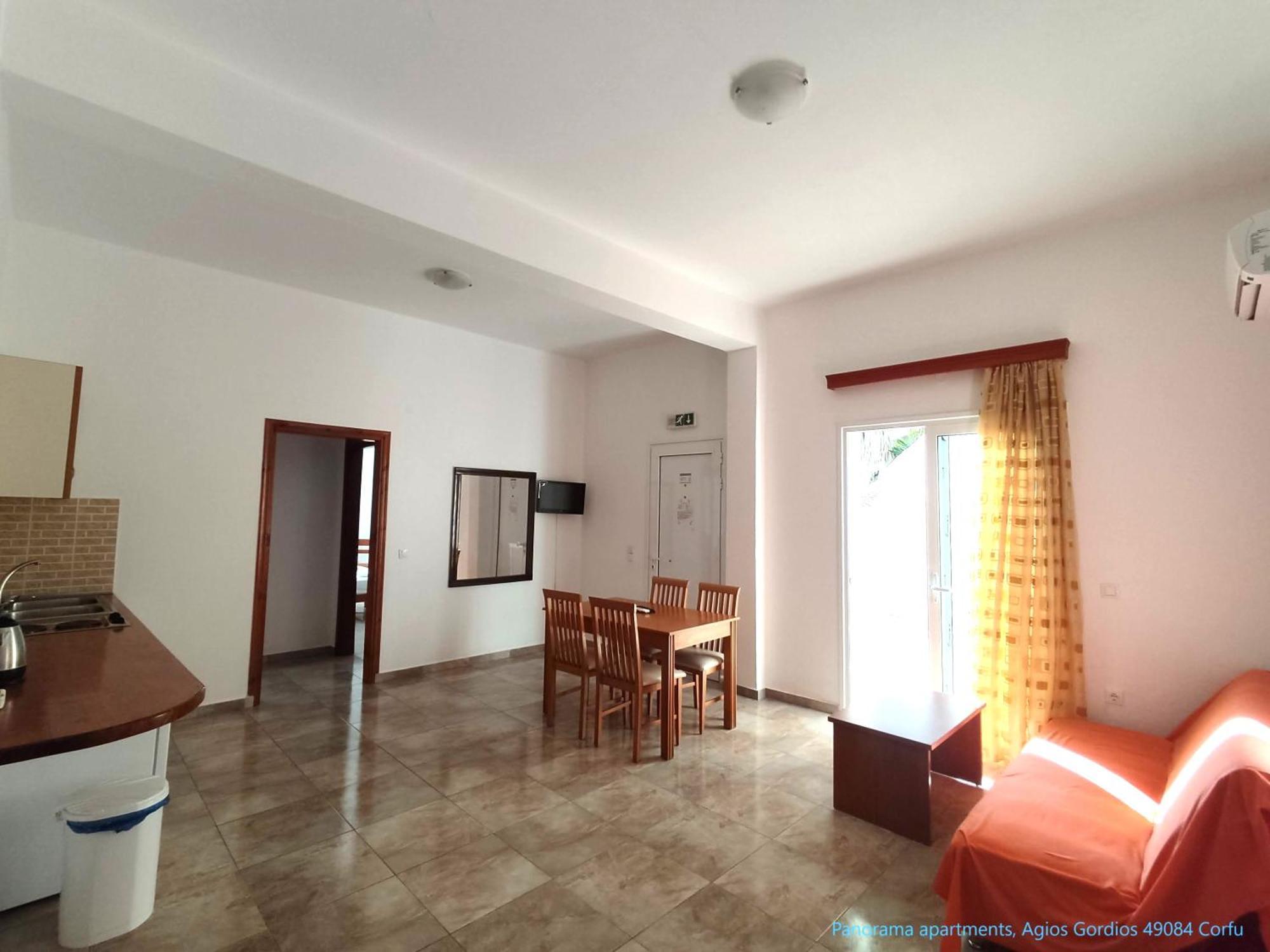 Panorama Apartments อากิออส กอร์ดิออส ห้อง รูปภาพ